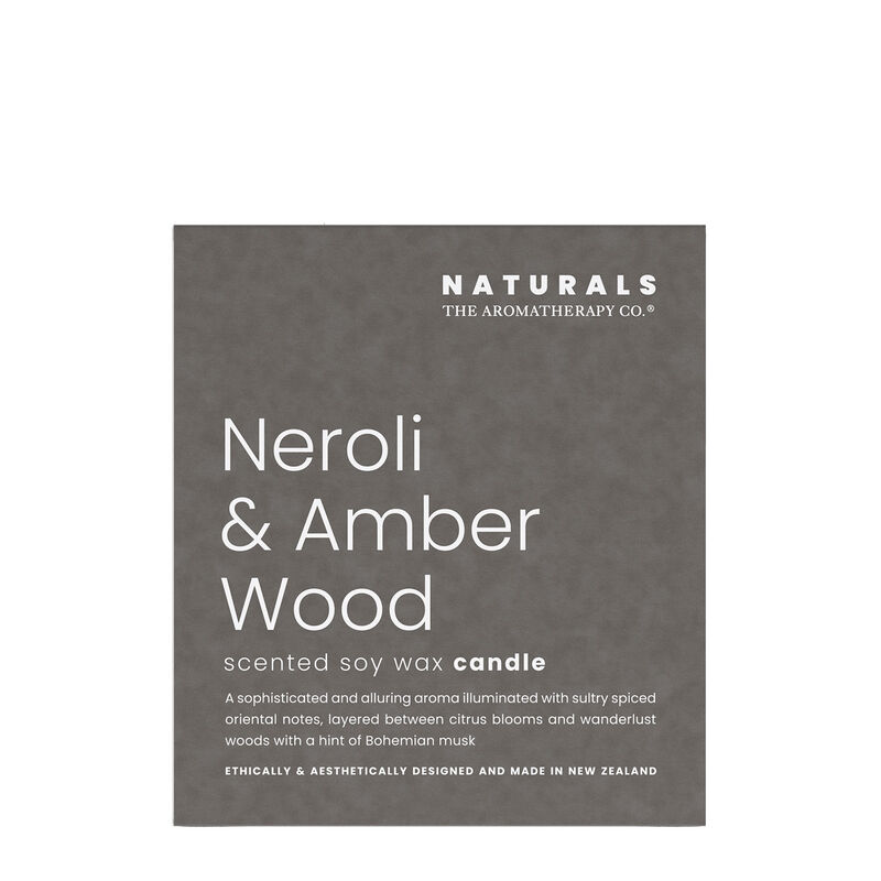 Naturals Candle 400g - Neroli & Amber Wood image number 1
